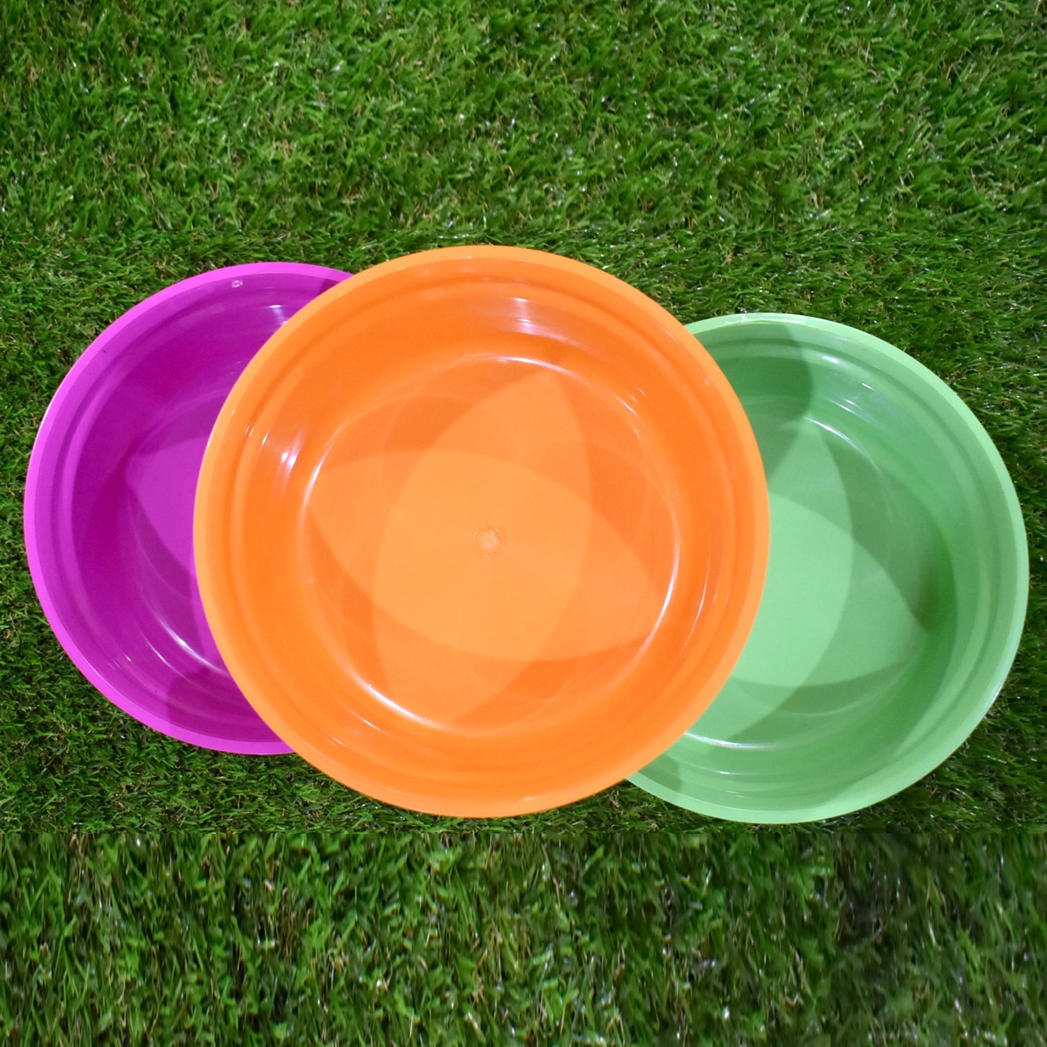 2592 Household Storage Plastic Round Bowl / Tub / Basket / Bucket set - Pack of 3 2592 Household Storage Plastic Round Bowl / Tub / Basket / Bucket set - Pack of 3